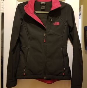 North Face black fleece lined jacket